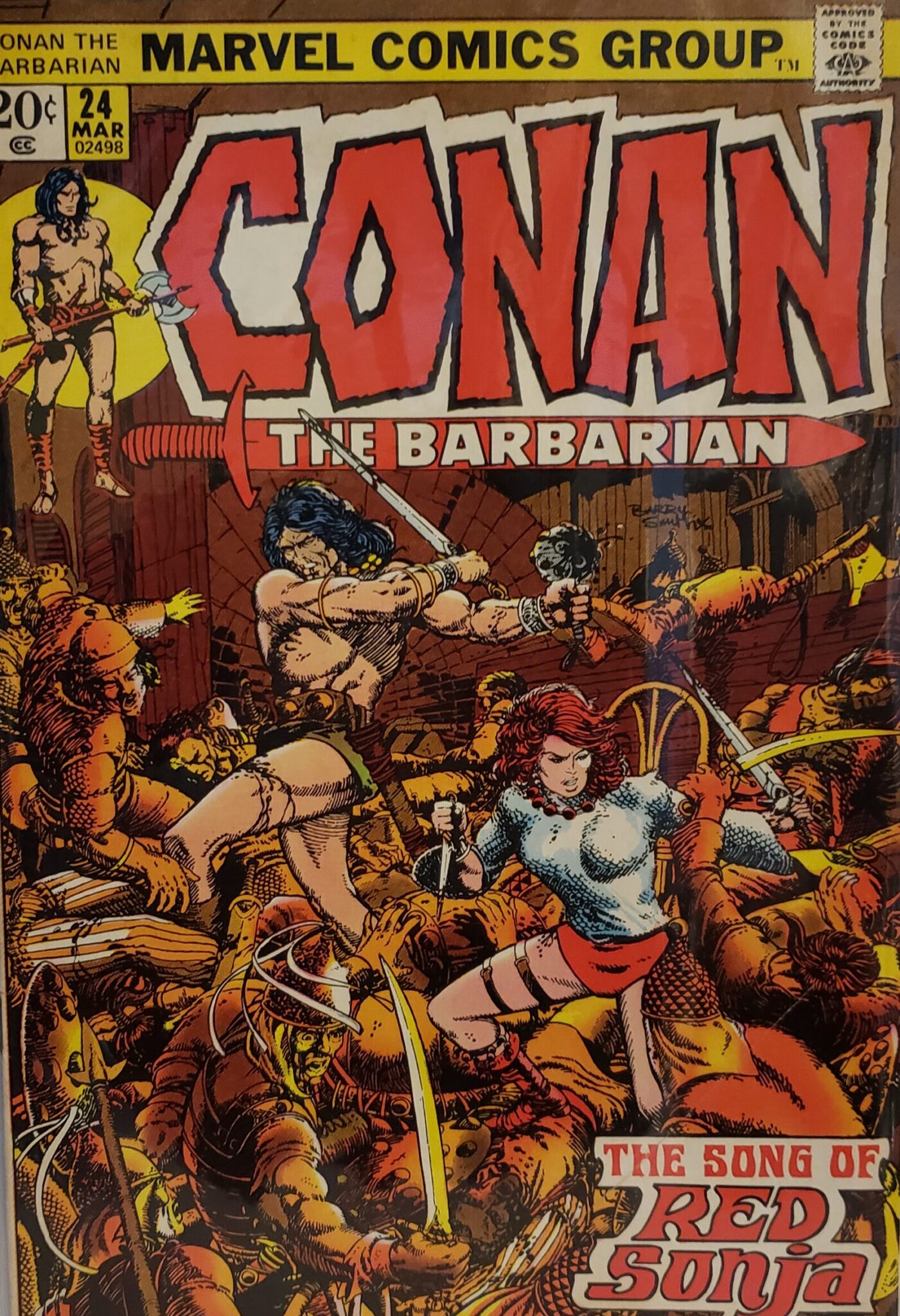 Oldy But Goody!! Conan the Barbarian #24 comic review